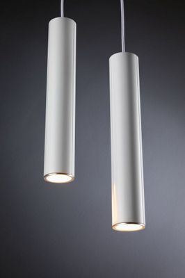 Suspension spot sur rail blanc/ chrome 10W GU10 CATALEJO URAIL PAULMANN