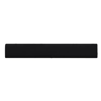 Barre de dressing ovale 30 x 15 mm noir mat d'un mètre MOBOIS