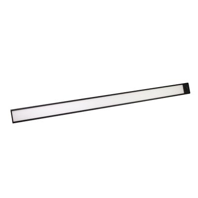Réglette LED extraplate avec interrupteur infrarouge Jena noir 250 lumens blanc neutre - TIBELEC