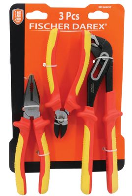 Jeu de 3 pinces isolées VDE 1000V FISCHER DAREX