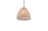 Suspension E27 Kibito tissu naturel 10W - TRIO