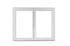 Fenêtre PVC blanc 2 vantaux oscillo-battant H.75 x l.120 cm CLOSY