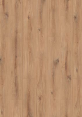 Sol stratifié décor bois doré GOLDEN VISTA ép 8 mm 19,5 x 128,9 cm AC5 compatibilité pièce humide paquet de 2.22 m² AJ TIMBER