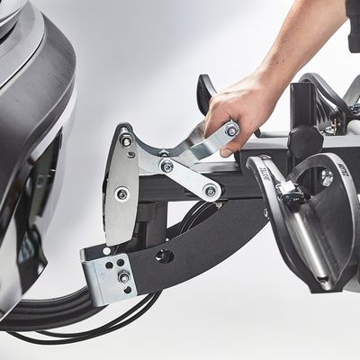 Porte vélo 4 vélos électriques sur attelage rabattable Premium  MOTTEZ