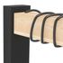 Applique murale E27 Townshend noir et bois 10W - EGLO