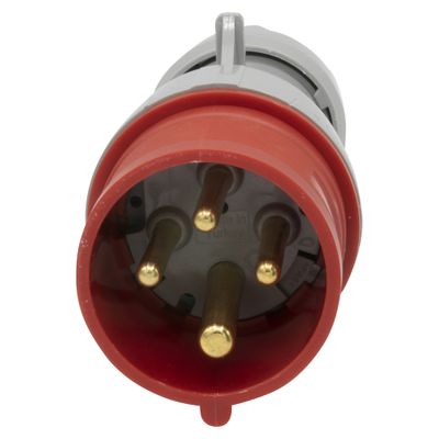 Prise électrique mobile industrielle mâle étanche IP44 3 pôles + terre 16A 380/415V - P17 LEGRAND