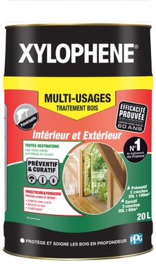 Traitement du bois multi-usages 20L XYLOPHENE