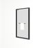 Porte de douche pivotante 100x195 cm profilé noir verre transparent 6 mm Serenity - OCEA