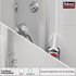 Mastic Colle Silicone Polymère Salle de Bain Saine Transparent 280 ml RUBSON