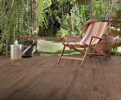 Carrelage de sol extérieur caramel OXFORD ép 20 mm 40 x 120 cm paquet de 0,48 m²
