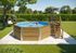 Piscine hors sol ronde bois massif Ø 397 cm  104 x 157 cm hauteur 116 cm, Livraison à domicile incluse - WEKA