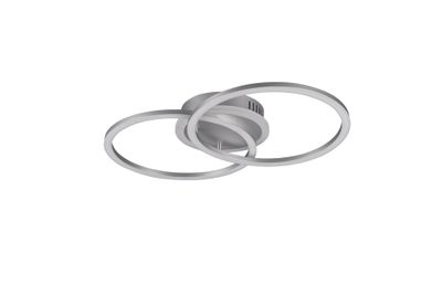 Plafonnier LED Venida titane 3000 lumens blanc chaud - REALITY