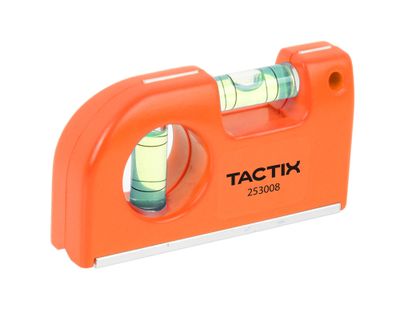 Mini niveau à bulle 2 fioles - TACTIX