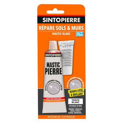 Mastic Répare Pierre Sols & Murs Blanc 100 gr SINTOPIERRE