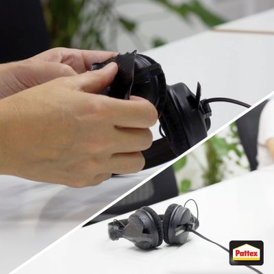 Adhésif Power tape noir 10m x 50mm PATTEX