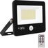 Projecteur extérieur LED détecteur de mouvements Wink 2 noir IP65 5000 lumens blanc chaud - ARIC