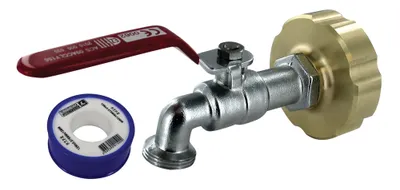 Vanne d'arrosage pour cuve IBC 1000 litres QUICK PLOMBERIE