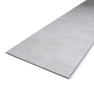 Element mural XS PVC gris - 8 x 375 x 2600 mm - GROSFILLEX