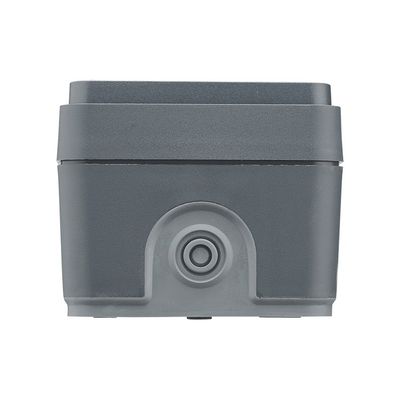 Bouton poussoir étanche IP55 Cyklone avec témoin lumineux anthracite - DEBFLEX