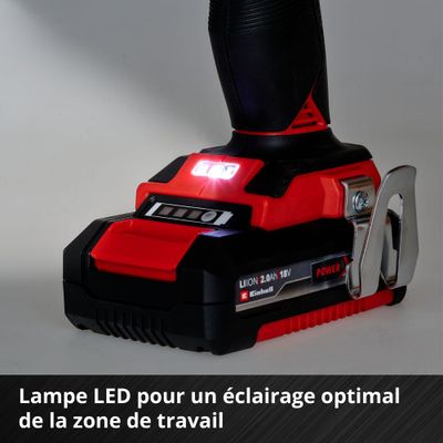 Perceuse à percussion sans fil 18 V POWER X CHANGE TE-CD 18/50 Li-i (Brushless, 2 batteries) - EINHELL