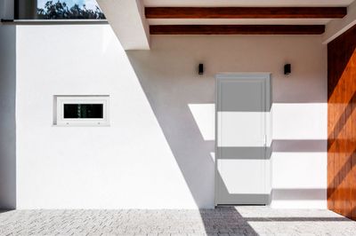 Fenêtre abattant PVC blanc H.45 x l. 100 cm CLOSY