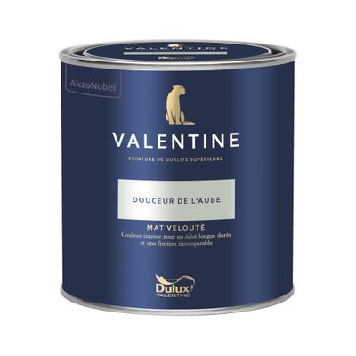 Peinture Valentine Mat Velouté Douceur de l'Aube 0,5 L - DULUX VALENTINE