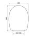 Abattant de WC thermoplastique Marbella Home avec freins de chute WIRQUIN