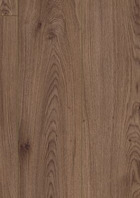 Sol stratifié décor chêne marron MILLENIUM ép 8 mm 19,3 x 138 cm AC4 paquet de 2,131 m² KRONOTEX