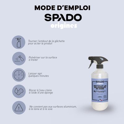 Bicarbonate de soude en gel pulvérisateur 750 ml GLOSS