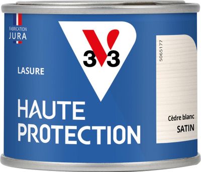 Lasure Haute Protection 8 ans satin cèdre blanc 125 mL - V33