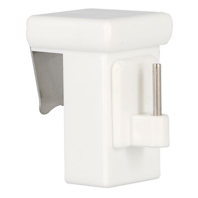 Support à clipser pour tringle de vitrage en PVC Finition Blanc par 2 - MOBOIS