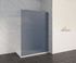 Paroi de douche à l'italienne 140x200 cm profilé chrome verre fumé 8 mm Signature - OCEA