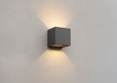 Applique extérieur LED Spezia anthracite IP44 750 lumens blanc chaud - ARLUX