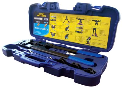 Coffret pince à sertir pour PER et multicouche diam 12 16 20 26 mm COMPTOIR DE PICARDIE