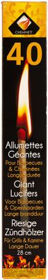 Allumettes géantes 28 cm par 40 CHEMINETT