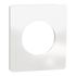 Plaque de finition 1 poste Odace 2025 Architecte blanc émaillé - SCHNEIDER ELECTRIC