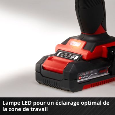 Perceuse visseuse à percussion sans fil 18 V avec 2 batteries 2,0 Ah TE-CD 18/48 Li-i EINHELL