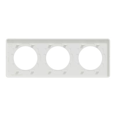 Plaque de finition 3 postes bois clair nordique - Odace 2011 Touch SCHNEIDER ELECTRIC