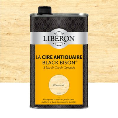 Cire antiquaire liquide "Black Bison" chêne clair 1 L - LIBERON