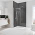 Panneaux muraux de douche 100+100x255 cm ardoise DécoDesign Brio - SCHULTE