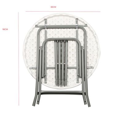 Table de jardin pliante mange debout 98 x 110 cm - JARDIN SAUVAGE