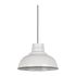 Suspension métal blanc E27 Ø30 cm CANTEEN - COREP