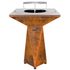 Brasero de cuisson G1 BASIC corten avec plaque plancha, grille et couvercle de protection ARTISS