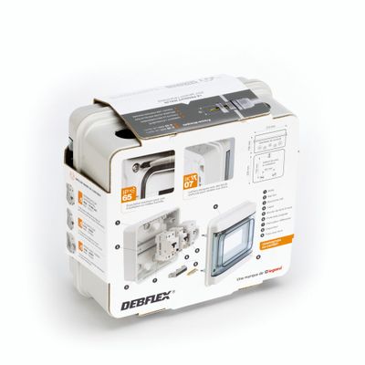Coffret électrique extérieur étanche IP65 pré-équipé - DEBFLEX