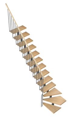 Escalier 1/4 tournant gauche Eureka avec rampe SOGEM