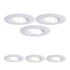 Spots LED encastrables salle de bain IP65 et BBC orientables whiteswitch Blanc par 3 - Calla PAULMANN