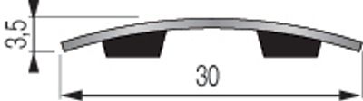 Barre de seuil laiton adhésive 3 x 73 cm GERFLOR