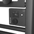 Sèche-serviettes à inertie fluide connecté ACTIBAIN 500W noir - NOIROT