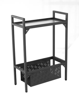 Etagère de balcon modèle 1 en acier graphite PROLOISIRS Livraison à domicile incluse