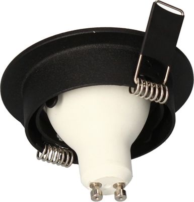 Spot LED encastrable GU10 orientable lumière blanc chaud Noir - Saphyr ARLUX